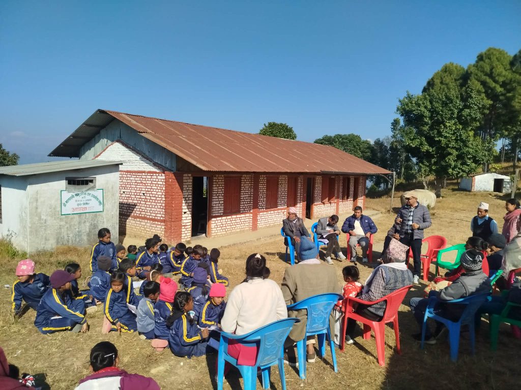 जिल्ला शिक्षा समन्वय इकाई अर्घाखाँचीको आयोजनामा सितगंगा नगरपालिका सिद्धाराका विभिन्न विद्यालयमा अनुगमन